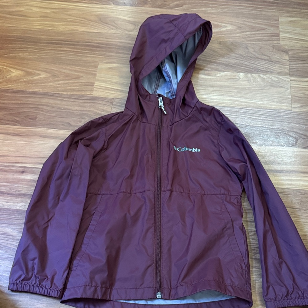 Columbia Kids' Maroon Raincoat